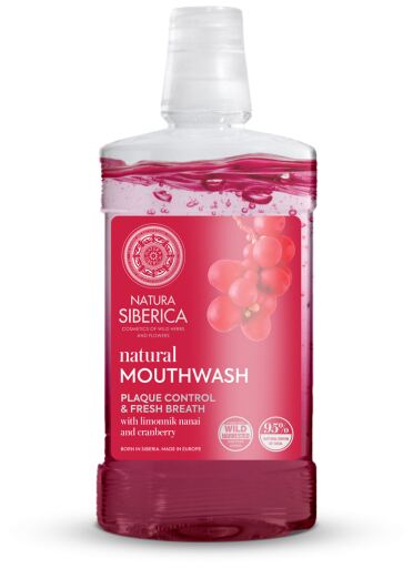 Natura Siberica Bain de bouche naturel Schizandra et canneberge 520 ml
