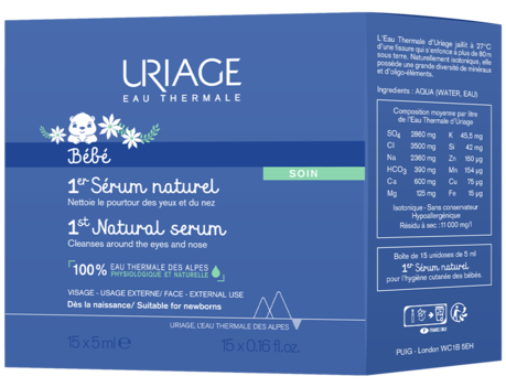 Uriage S&eacute;rum Naturel B&eacute;b&eacute; 1er 15 x 5 ml