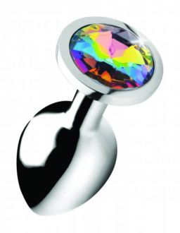 Booty Sparks Plug anal moyen Rainbow Gem