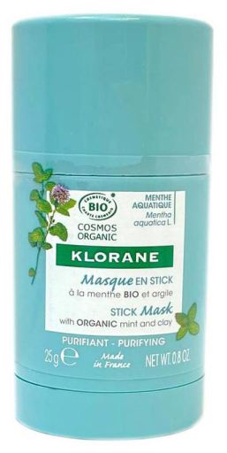 Klorane Masque facial bio &agrave; la menthe aquatique et &agrave; l'argile 25 gr