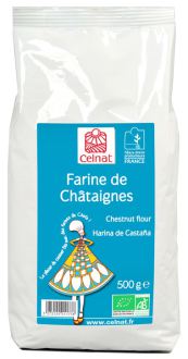Celnat Farine de Ch&acirc;taigne Bio 500 gr