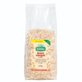Biogra Flocons d'Avoine Complets Fins sans Gluten 500 gr