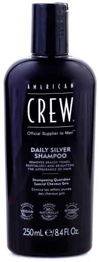 American Crew Shampooing Revitalisant Quotidien Argent 250 ml