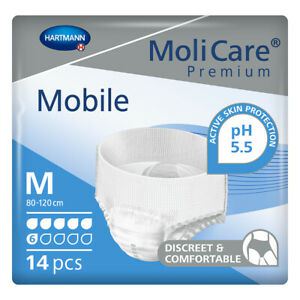 MoliCare Sous-v&ecirc;tements jetables pour incontinence de qualit&eacute; sup&eacute;rieure 6 gouttes 14 unit&eacute;s
