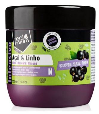 Super Hair Food Masque capillaire &agrave; l'a&ccedil;a&iuml; et au lin 500 ml