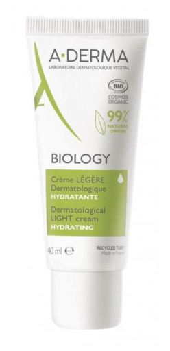 A-DERMA Cr&egrave;me hydratante l&eacute;g&egrave;re Biology 40 ml