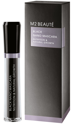M2 Beaut&eacute; Mascara Black Nano Nutrition & Croissance Naturelle 6 ml