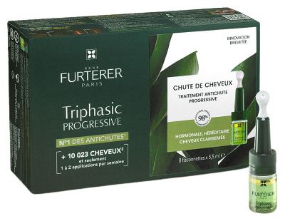 Ren&eacute; Furterer Traitement anti-chute progressif triphas&eacute; 8 ampoules