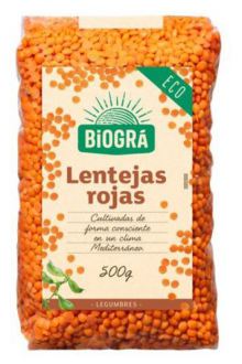 Biogra Lentilles corail 500 gr