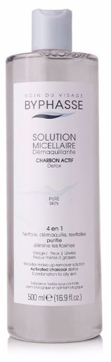 Byphasse Solution Micellaire D&eacute;maquillante au Charbon Actif 500 ml