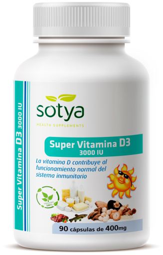Sotya Super Vitamine D3 90 g&eacute;lules