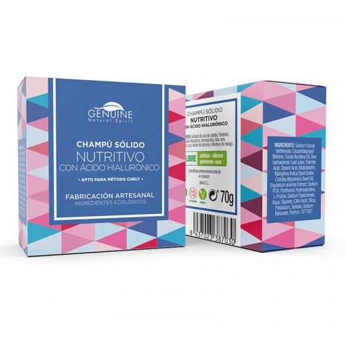 Genuine Shampoing Solide Nourrissant 70 gr