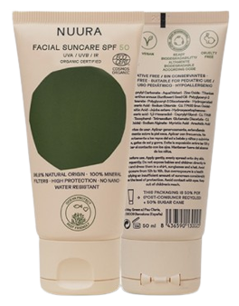 Nuura Cr&egrave;me Solaire Naturelle Spf 50 50 ml