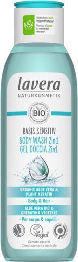 Lavera Gel douche et shampoing Basis Sensitiv 2 en 1 250 ml