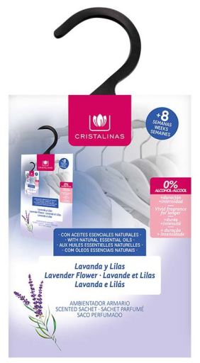 Cristalinas D&eacute;sodorisant pour garde-robe lavande et lilas