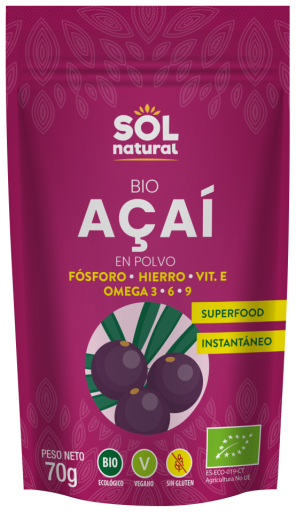 Poudre d'A&ccedil;a&iuml; Bio 70 gr