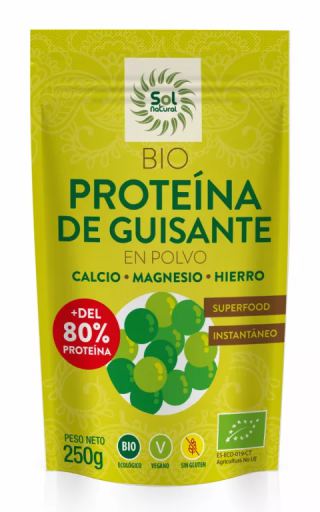 Sol Natural Prot&eacute;ine de Pois Bio 250 gr