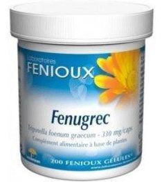 Fenioux Fenugrec 330 mg 200 G&eacute;lules