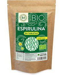 Sol Natural Bio Spiruline 200 Comprim&eacute;s