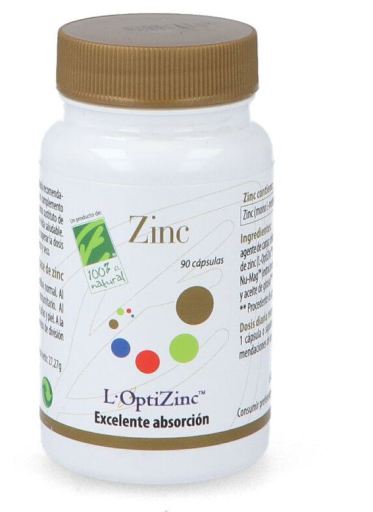 100% Natural Zinc 90 g&eacute;lules