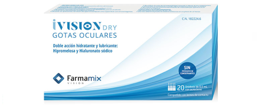 FarmaMix Visi&oacute;n Gouttes pour les yeux secs Vision 10 unit&eacute;s