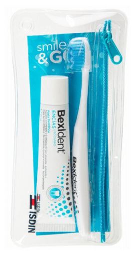 Isdin Bexident Smile&Go Kit de Gommes &agrave; Usage Quotidien 3 Pi&egrave;ces