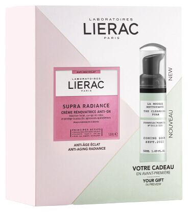 Lierac Coffret Cr&egrave;me Supra Radiance 50 ml + 1 Pi&egrave;ce