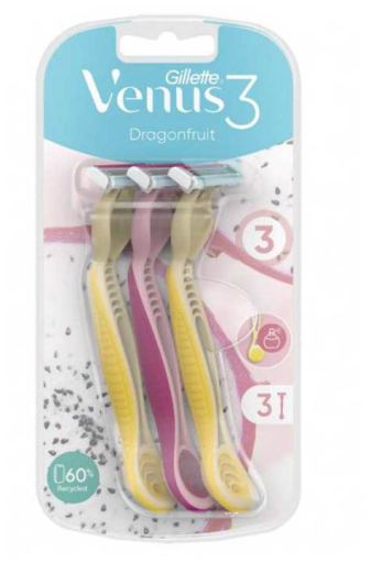 Gillette Venus Dragonfruit Rasoir 3 pcs