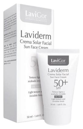 Lavigor Cr&egrave;me solaire visage Laviderm SPF 50+ sans huile 50 ml