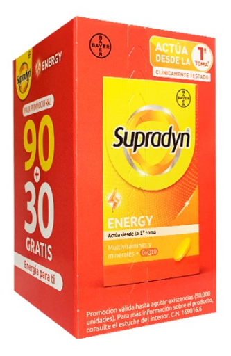 Supradyn &Eacute;nergie 90 + 30 comprim&eacute;s