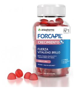 Forcapil Croissance des Cheveux 60 Bonbons G&eacute;lifi&eacute;s