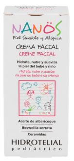 Cr&egrave;me visage Nan&ouml;s pour peaux sensibles 50 ml