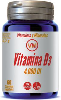 Ynsadiet Vitamine D3 4000 UI 60 g&eacute;lules v&eacute;g&eacute;tales