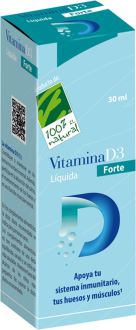 100% Natural Vitamine D3 Forte liquide 30 ml