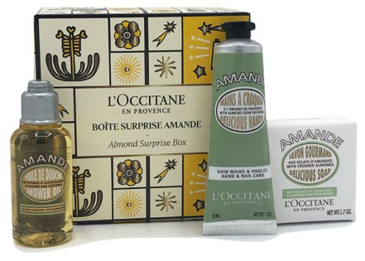 Coffre surprise aux amandes 3 pi&egrave;ces