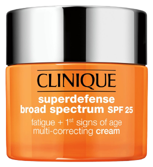 Clinique Superdefense Cr&egrave;me Multi-Correction Fatigue + Signes de l'&Acirc;ge SPF 25 Peaux Grasses