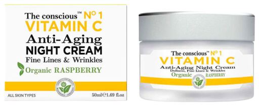 Cr&egrave;me de nuit anti-&acirc;ge &agrave; la vitamine C 50 ml