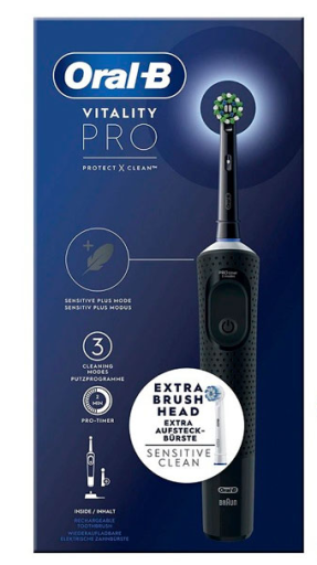 Brosse &agrave; dents &eacute;lectrique Vitality Pro noire 1 unit&eacute;