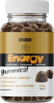 Weider Gommes &eacute;nerg&eacute;tiques 80 g&eacute;lifi&eacute;s