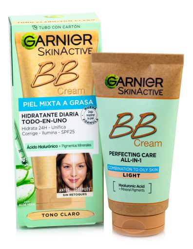 Garnier Skin Active BB Cr&egrave;me Matifiante Peaux Mixtes &agrave; Grasses 50 ml