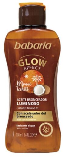 Babaria Monoi Tahiti Huile Acc&eacute;l&eacute;rateur de Bronzage Effet Lumineux 100 ml