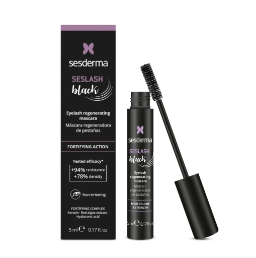 Sesderma Seslash Black Mascara r&eacute;g&eacute;n&eacute;rant pour les cils 5 ml