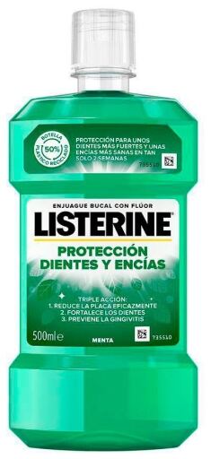 Listerine Bain de bouche pour la protection des dents et des gencives