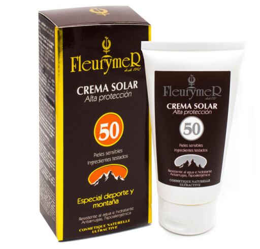 Cr&egrave;me Solaire Visage Montagne SPF 50 80 ml