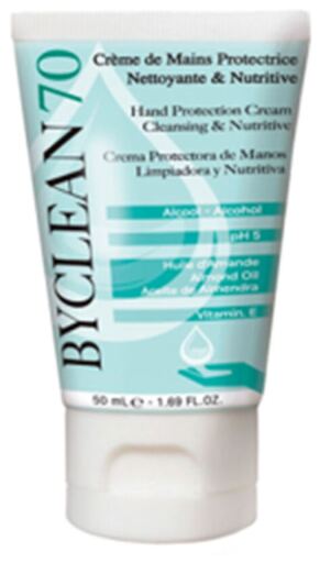 Byclean70 cr&egrave;me protectrice mains lavante et nourrissante 50 ml