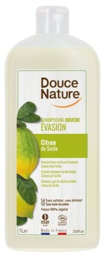 Douce Nature Shampooing Gel Douche Citron 1000 ml