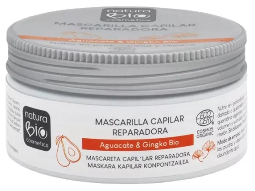 NaturaBIO Cosmetics Masque Capillaire R&eacute;parateur 200 ml