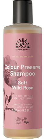 Urtekram Soft Wild Rose shampoing doux pour pr&eacute;server la couleur 250 ml
