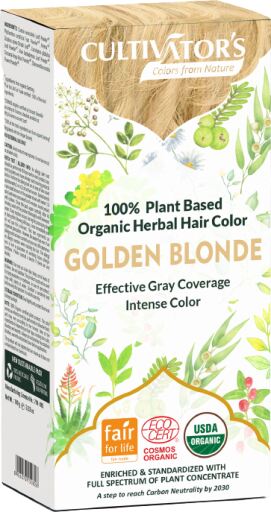 Cultivators Teinture capillaire bio aux herbes 100 gr