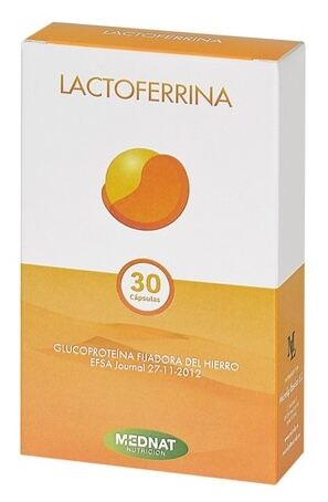 Mednat Nutrici&oacute;n Lactoferrine 30 g&eacute;lules